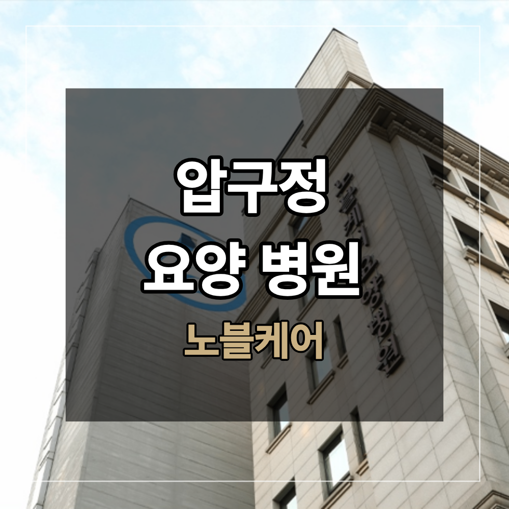 압구정 요양병원 뇌출혈 재활 시작 시점 주의사항